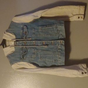 Denim Jean Hoodie Jacket I Love H81